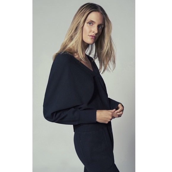 B NEW YORK Recycled Dolman Sweater in Black - Picture 3 of 8